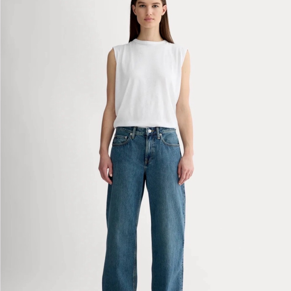 Everlane Mid-Way Jean in Whisper Blue size 27